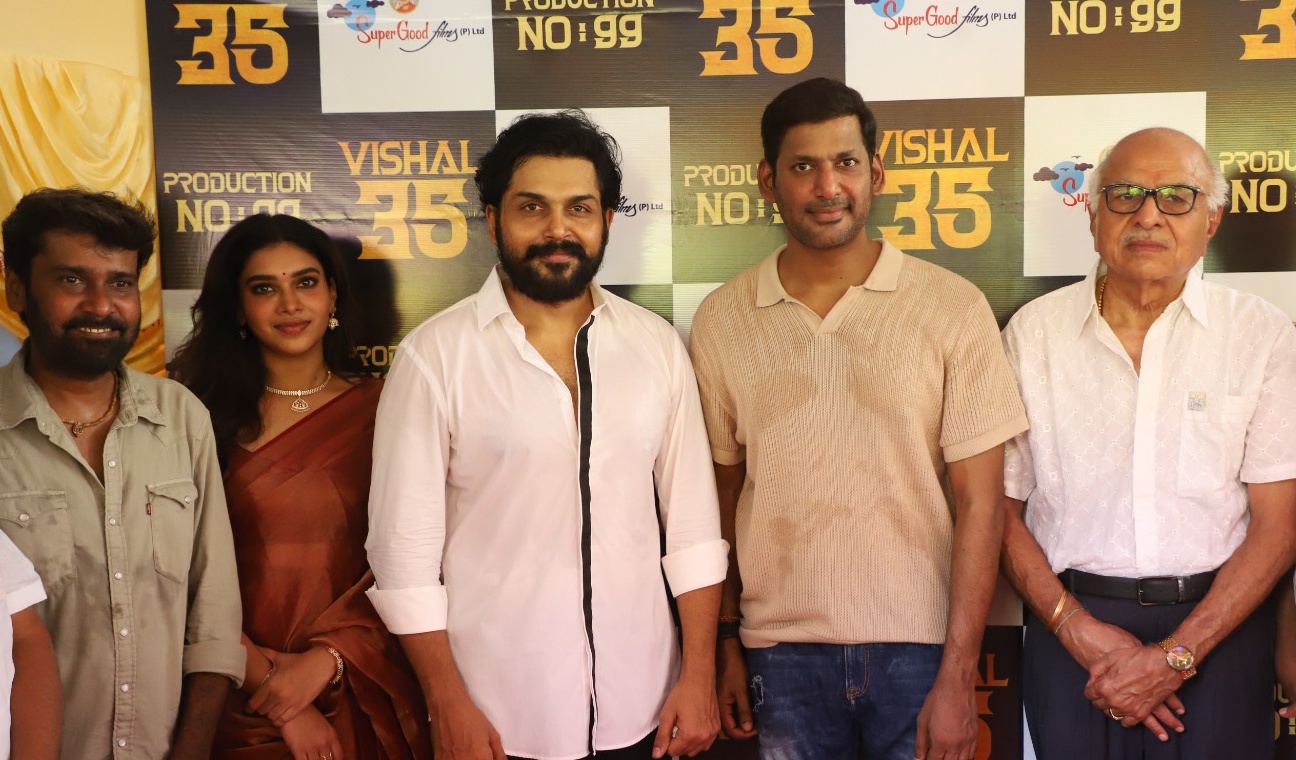 Vishal’s 35th Film Kicks Off With a Star-Studded Ceremony and Big Expectations