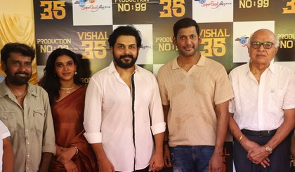 Vishal’s 35th Film Kicks Off With a Star-Studded Ceremony and Big Expectations