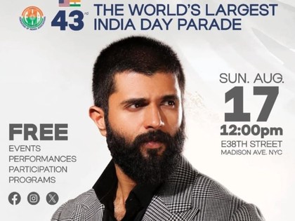 VIJAY DEVERAKONDA TO LEAD WORLD’S BIGGEST INDIA DAY PARADE IN NEW YORK