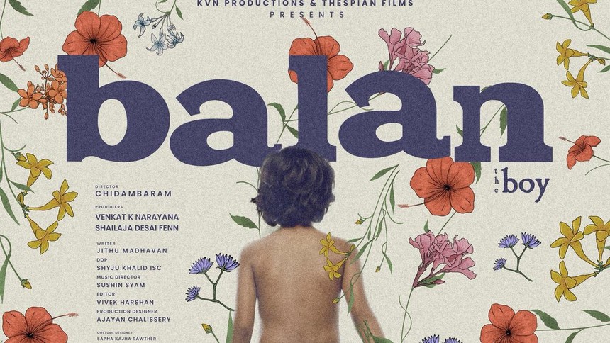KVN Productions and Thespian Films Reveal First Look of Chidambaram’s Malayalam Film Balan