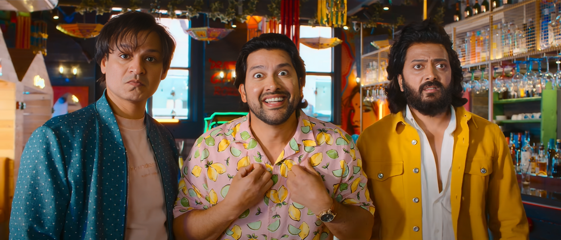 Mastiii 4 Teaser Out Riteish Deshmukh Vivek Oberoi and Aftab Shivdasani Reunite for a Laughter Riot This November