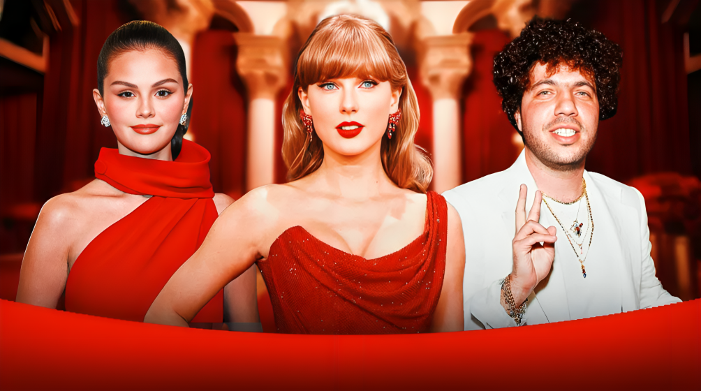 Taylor Swift Arrives For Selena Gomez And Benny Blanco’s Wedding