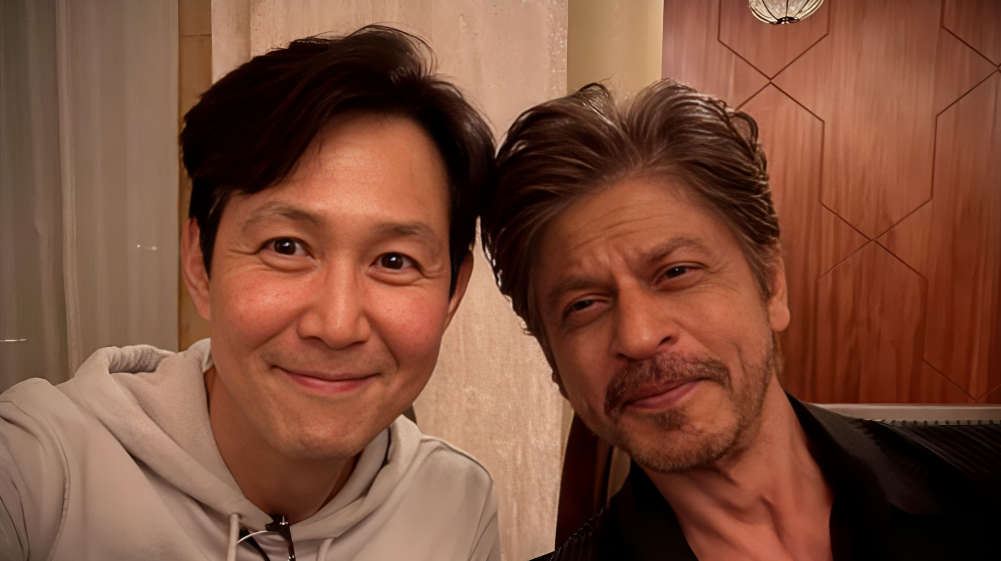 Shah Rukh Khan Poses With Squid Game Star Lee Jung-jae At Riyadh Event Fans Call It The Collab Of The Century