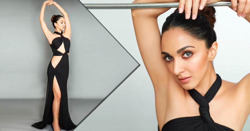 Kiara Advani is casting a spell on all as she flaunts her curves and shows off her flawless skin in a s*xy black dress
