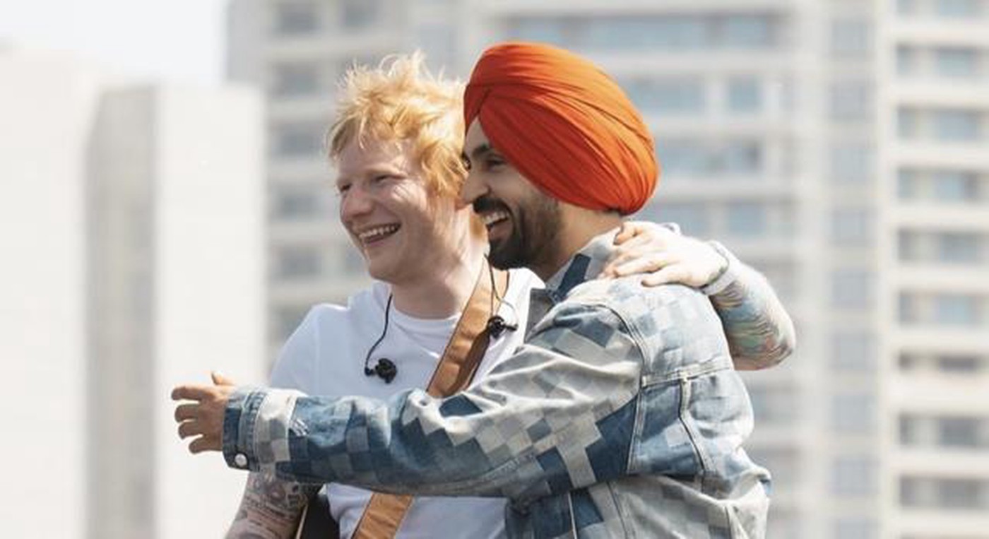 Diljit Dosanjh and Ed Sheeran's Epic Collaboration at Mumbai Concert